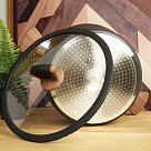 Stockpot DIAMOND 24x12 cm / 4.5 LTR with glass lid (aluminium with non-stick coating)