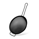 Siets ar rokturi 24 cm (melns)