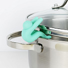 Vāku turētājs 5x4 cm CILVĒCIŅŠ (silikons)