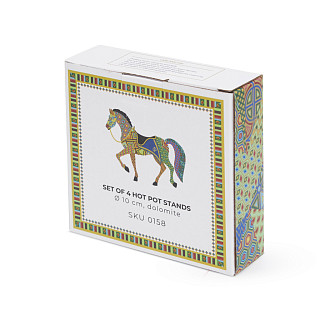 Rinkinys iš 4 padėkliukų, 10 cm, art. 0158