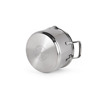 Кастрюля из нержавеющей стали индукционная 2,5 л / 18 см Fabia