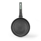 Deep frying pan BRILLIANT 24x7.2 cm with detachable handle (aluminum with non-stick coating)