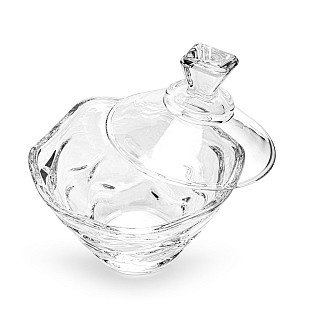 Candy jar 12x11.5 cm / 270 ml with lid (glass)