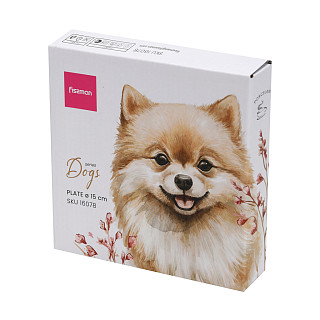 Porcelāna šķīvis 14,5 cm Dog