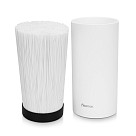 Kitchen knife organizer 11x22 cm, round shaped, WHITE (plastic)