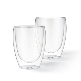 Cup set 2pcs ROMANO 300 ml double wall glass (borosilicate glass)