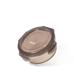 Container with PP lid 13x5cm / 400 ML (borosilicate glass)