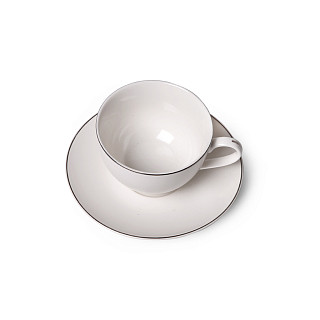 Tasīte ar apakštasīti ALEKSA 250 ml (porcelāns)