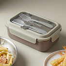 2-compartment lunch box 800 ml / 20.5 × 13.5 × 7.8 cm (plastic)