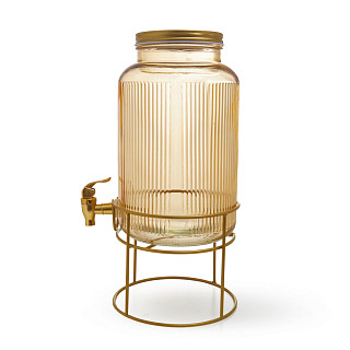 Beverage dispenser 5.8 LTR with stand (glass)
