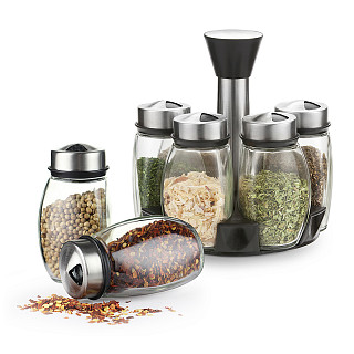 Condiment set 7 pcs (glass), art. 6432