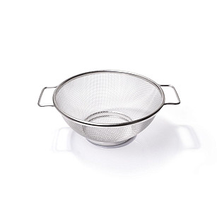 Mesh basket 20 cm with two handles (steel)