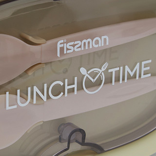 3-compartment lunch box 850 ml / 21.5 × 14.5 × 7 cm (plastic)