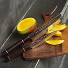 Japoniškas nakiri kirvis KENSEI BOKUDEN 18 cm (plienas AUS-8)
