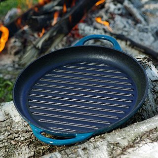 Grill pan 30x4.0 cm (enamel cast iron)