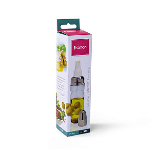 Pudele eļļai vai etiķim 150 ml ar pulverizatoru Pudele eļļai vai etiķim 150 ml ar pulverizatoru
