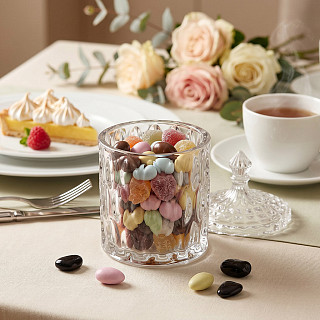 Candy jar 9x15 cm / 320 ml with lid (glass)