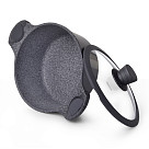 Keptuvė PRESTIGE 24x11,5cm / 4,3l su stikliniu dangčiu (aliuminiu)