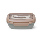 2 nodalījumu pusdienu kaste 850 ml / 19,7 х 14 х 8,2 (plastmasa)