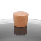 Shallow casserole SEAGREEN 28x8 cm / 4 LTR with glass lid (enamelled lightweight cast iron with non-stick coating)