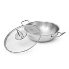 Wok panna 28x8 cm / 3,5 l ar stikla vāku