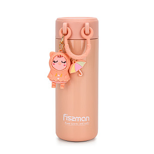 Double wall vacuum flask 380 ml pink (stainless steel)