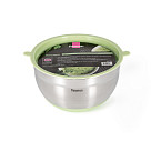 Bļoda 20x12 cm / 3 l ar vāku (nerūsējošais tērauds)