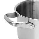 Puodas MASTER CHEF 20x11 cm / 3,1 L su stikliniu dangčiu (nerūdijantis plienas)