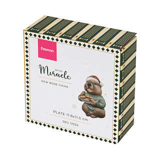 MIRACLE 11,8х11,5 см в форме ёлочки (фарфор)