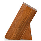 Knife stand for 5 knives made of acacia wood