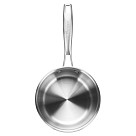 Sauce pan PREMIUM ONE 16x9 cm / 1,6 LTR with glass lid (stainless steel)