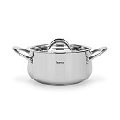 Stockpot ABSOLUTE PRO 20x10 cm / 3.2 LTR with glass lid (stainless steel)