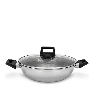 Wok IRON CHEF 28x8,5 cm / 3,54 l nerūdijantis plienas su nepridegančia danga