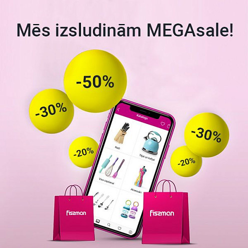 MEGAsale! Iepirkties no mājām kļuvis vēl izdevīgāk!