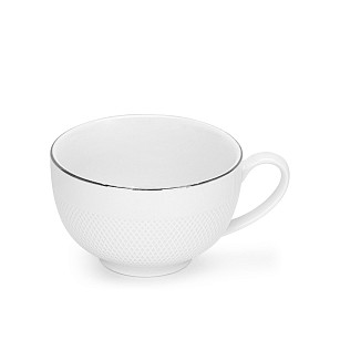 Porcelain cup 350 ml Platinum