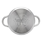BAMBINO Mini cooking pot 12x7.5 cm / 0.8 LTR with glass lid (stainless steel)