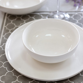 Trauku komplekts Horeca 16 piederumi (porcelāns)