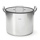 Кастрюля из нержавеющей стали индукционная 13 л / 28 см Fabia