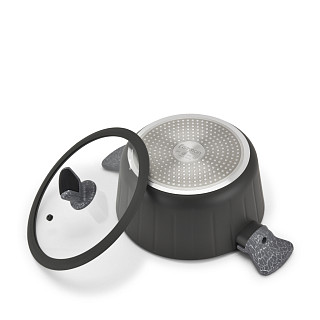 Кастрюля STELLA 24x11,5 см / 4,2 л со стеклянной крышкой