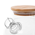 Tējkanna 1200 ml ar tērauda filtru un bambusa vāku