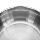 Puodukas ABSOLUTE PRO 16x7,5 cm / 1,5 l su stikliniu dangčiu (nerūdijantis plienas)