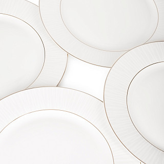 Set of porcelain plates 27 cm / 4 pcs Nice