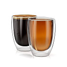 Cup set 2pcs ROMANO 300 ml double wall glass (borosilicate glass)