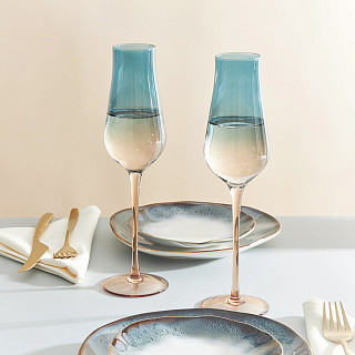 Champagne glass set 250 ml x 2 pcs