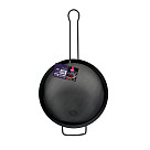 Strainer with handle 24 cm (black)