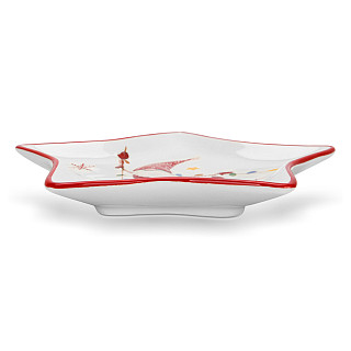 Star shape dish 20.7x20 cm (dolomite)