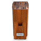 Knife stand for 5 knives made of acacia wood