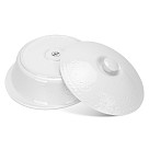 Round baking dish with ceramic lid Parmigiano  29.2x25х7.2 cm / 1.7L (porcelain)