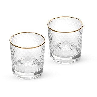 Viskija glāžu komplekts 2 gab. / 350 ml (stikls)