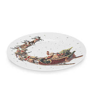 Šķīvis 19,5 cm Christmas  (porcelāns)